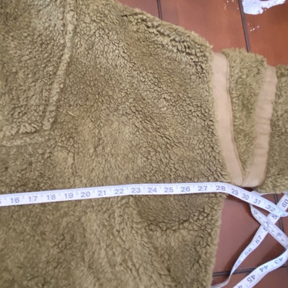 Free People Movement Women's Army Green Nantucket Fleece Plush Relaxed Slouchy L - Picture 8 of 13